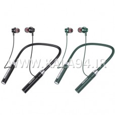 هندزفری شارژی بلوتوثی KSC-833 دورگردنی / مقاوم در برابر آب / بلوتوث نسخه 5 / مدت زمان مکالمه و موزیک 5 ساعت / ماندگاری شارژ 2 ماه / باتری 90mAh / برد 12 متر / دارای 3 دکمه / ورودی رم MICRO / تو گوشی مغناطیسی /دارای باس و وضوح صدا